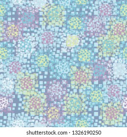 Seamless abstract pattern. Texture on the basis of bloated squares.
Background consisting of pseudoconvex rounded squares.
