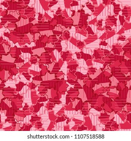 Seamless abstract pattern. This color texture is made up of seven-pointed stars. The drawing can be easily edited.The surface of the image is mesh of vertical and horizontal segments.