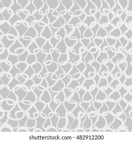 Seamless abstract pattern with thread . Hand drawn knitted background.