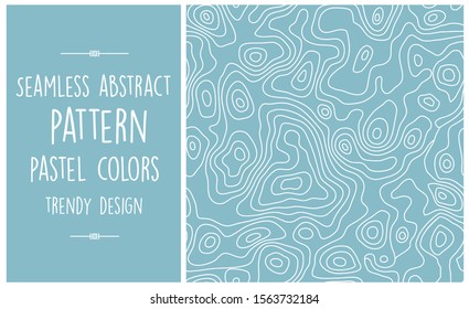 Seamless abstract pattern trendy pastel colors simple fashion trend
