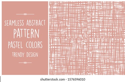 Seamless abstract pattern trendy pastel colors simple fashion trend