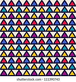 Seamless abstract pattern with triangle. Can be used in textiles, for book design, website background.