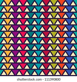 Seamless abstract pattern with triangle. Can be used in textiles, for book design, website background.