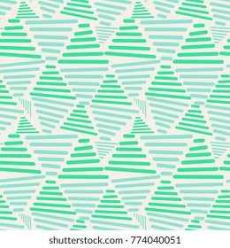 Seamless abstract pattern with triangles
