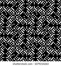 Seamless abstract pattern. Tribal motif. Ethnic ornament. Ancient mosaic. Ethnical folk image. Embroidery background. Tribe wallpaper. Digital paper, web design, textile print, backdrop. Vector art.