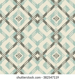 seamless abstract pattern in turquoise, brown and beige