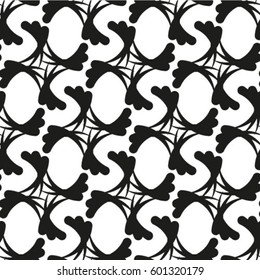 Seamless abstract  pattern. Twisted lines. Vector illustration.