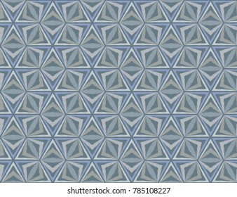 Seamless abstract pattern vector. Damask design blight blue on dark blue. Design print for textile, fabric, wallpaper, background.