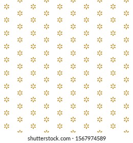 Seamless abstract of pattern vector. Design crab polar gold on white background. Design print for illustration, material, texture, textile, wallpaper, background. Set 2 
