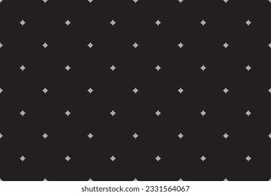 Seamless of abstract pattern vector. Design modular star of shape white on black background. Design print for illustration, textile, texture, wallpaper, background. Set 4