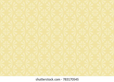 Seamless abstract pattern vector. Design light cream on cream background. Design print for textile, wallpaper, wrapping, background.