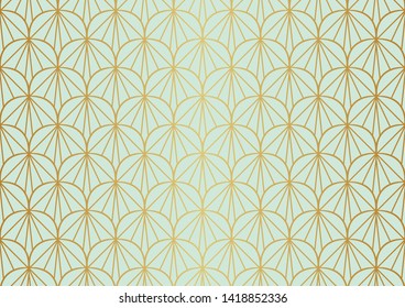 Seamless Abstract Pattern. Vector Geometric background. Art Deco Illustration.