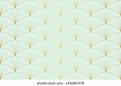 Seamless Abstract Pattern. Vector Geometric background. Art Deco Illustration.