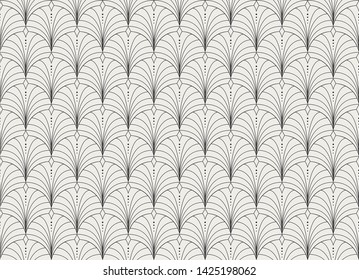 Seamless Abstract Pattern. Vector Geometric background. Art Deco Illustration.