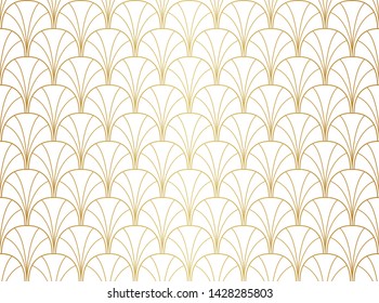 Seamless Abstract Pattern. Vector Geometric background. Art Deco Illustration.