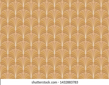 Seamless Abstract Pattern. Vector Geometric background. Art Deco Illustration.