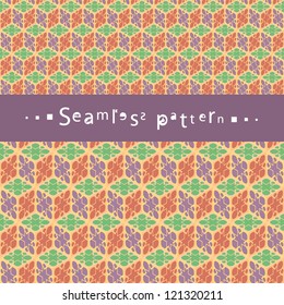 Seamless abstract pattern. Vector illustration.