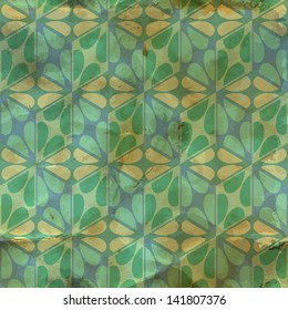 Seamless abstract pattern. Vector illustration. Vintage background.