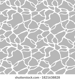 Seamless abstract pattern. Vector illustration. The waves on the sea. 