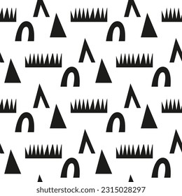 Seamless abstract pattern. Vector illustration.