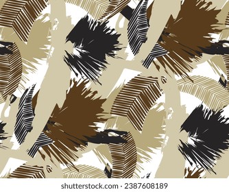 Seamless abstract pattern. Vector illustration. Suitable for fabric, wrapping paper, mural,  digital paper, wall paper and the like