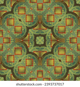 Seamless abstract pattern, vector illustration. You can use it for carpet, shawl, pillow, cushion