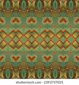 Seamless abstract pattern, vector illustration. You can use it for carpet, shawl, pillow, cushion