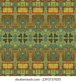 Seamless abstract pattern, vector illustration. You can use it for carpet, shawl, pillow, cushion