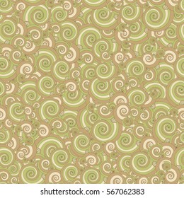 Seamless abstract pattern. Vector illustration . spiral