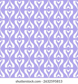 Seamless abstract pattern in vector. Abstract striped repeating background for fabric design. Cute seamless texture.