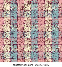 Seamless abstract pattern from vertical and horizontal stripes. Tartan.
