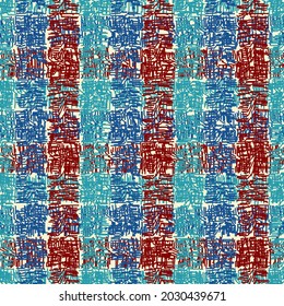 Seamless abstract pattern from vertical and horizontal stripes. Tartan.
