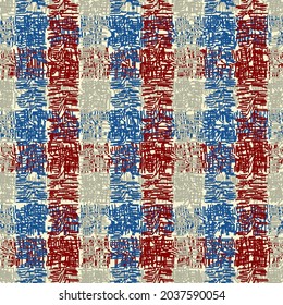 Seamless abstract pattern from vertical and horizontal stripes. Tartan.
