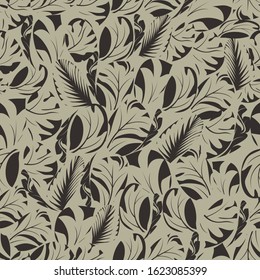 seamless abstract pattern. Vintage ornament. Use for wallpaper, printing on the packaging paper, textiles.