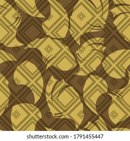 seamless abstract pattern. Vintage ornament. Use for wallpaper, printing on the packaging paper, textiles.