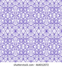 Seamless abstract pattern violet guilloche ornament isolated on white (transparent) background. Vector illustration eps
