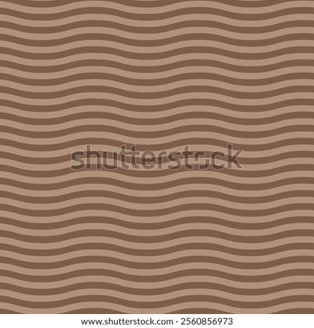 Seamless abstract pattern waves fashion mocha mousse color for fabric design