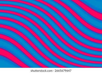 Seamless abstract pattern with wavy lines
