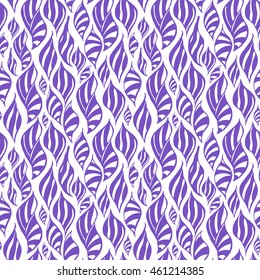 Seamless abstract pattern in white and bright violet colors. Vector illustration.