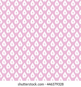 Seamless abstract pattern in white and pastel pink colors. Vector illustration.