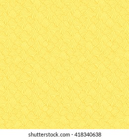 Seamless abstract pattern in yellow and orange colors. Vector illustration.