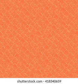 Seamless abstract pattern in yellow and orange colors. Vector illustration.