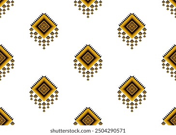 Seamless abstract pattern.Geometric native pattern style design for background, textile, fabric, printing, wrapping, cover, fabric.