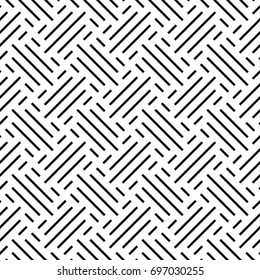 Seamless abstract patterns. Interlacing geometric texture.