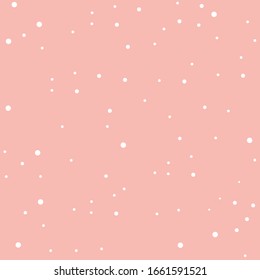 Seamless abstract pink background with dots.