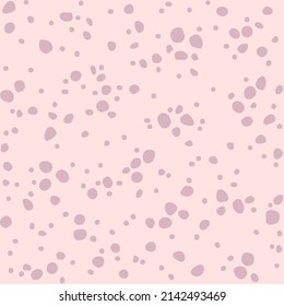 Seamless abstract pink monochrome background. Fashion dotted textile pattern. Vector illustration.