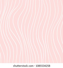 Seamless abstract pink pattern with hand drawn lines