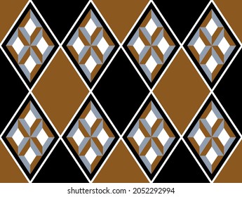 Patrón de estrado abstracto y sin inconvenientes en el diseño negro.Vector para impresiones y fondos de moda.
