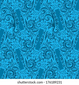 Seamless abstract "plume"pattern