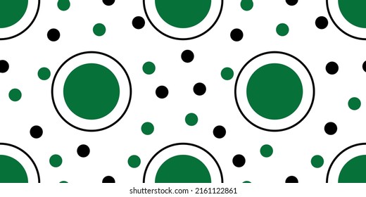 Seamless abstract polka dot pattern. Vector Illustration.